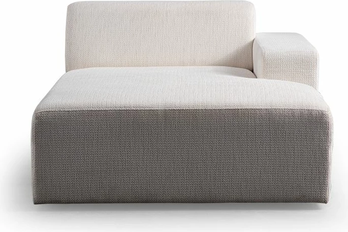 Kënd-sofë Melva, e bardhë, Atelier del Sofa (L1,5 + O1 + C + O2 + Chl Djathtas + Stol)