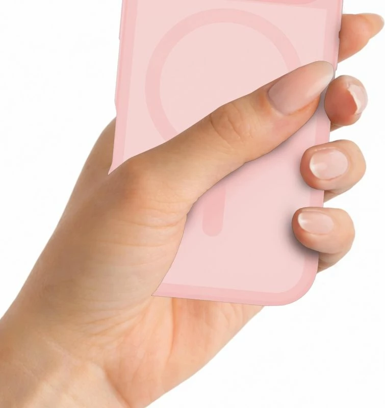 Maskë telefoni 3mk Misty MagCase për iPhone 16E/17E, rozë