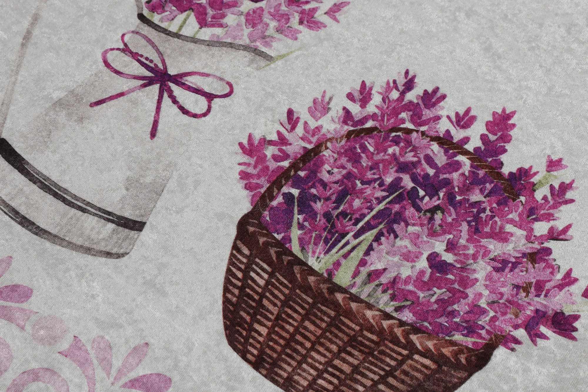 Set tapetash për banjo (3 copë), Mijölnir, Giardino Di Lavanda, shumëngjyrësh