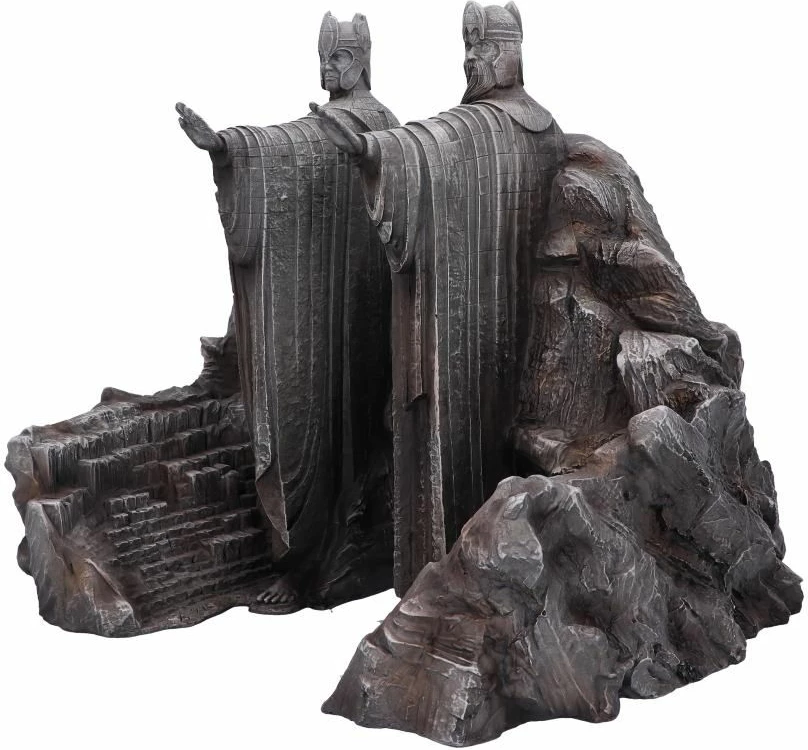 Mbështetëse librash NEMESIS NOW Lord of the Rings Gates of Argonath 19 cm, gri, set 2 copë