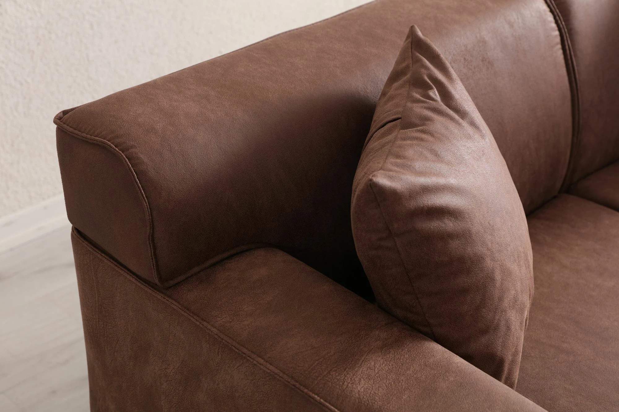 Divan dy-vendësh, ngjyrë konyak, Atelier del Sofa, New Petra 2