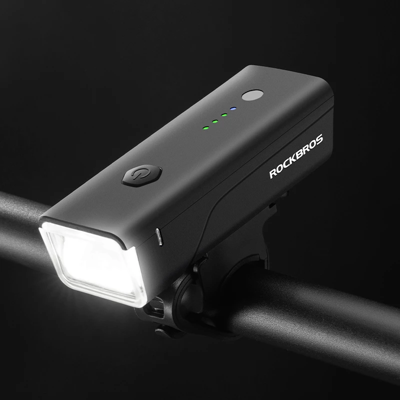 Dritë përpara biçiklete Rockbros 24510003001, 260 lm, 1500 mAh, USB-C, e zezë