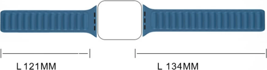 Rrip magnetik për Apple Watch Hurtel, 41mm, Blu