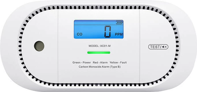 Sensor monoksidi X-Sense XC01-M Link+ Pro, me ekran LCD, rrjetëzim deri 24 pajisje, i bardhë