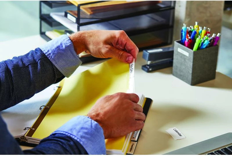 Etiketa vetëngjitëse, Dymo, 99017 Suspension File (S0722460) LabelWriter, pa BPA, FSC Mix, e bardhë