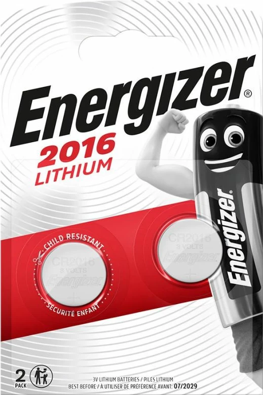 Bateri litiumi ENERGIZER CR2016, 2 copë