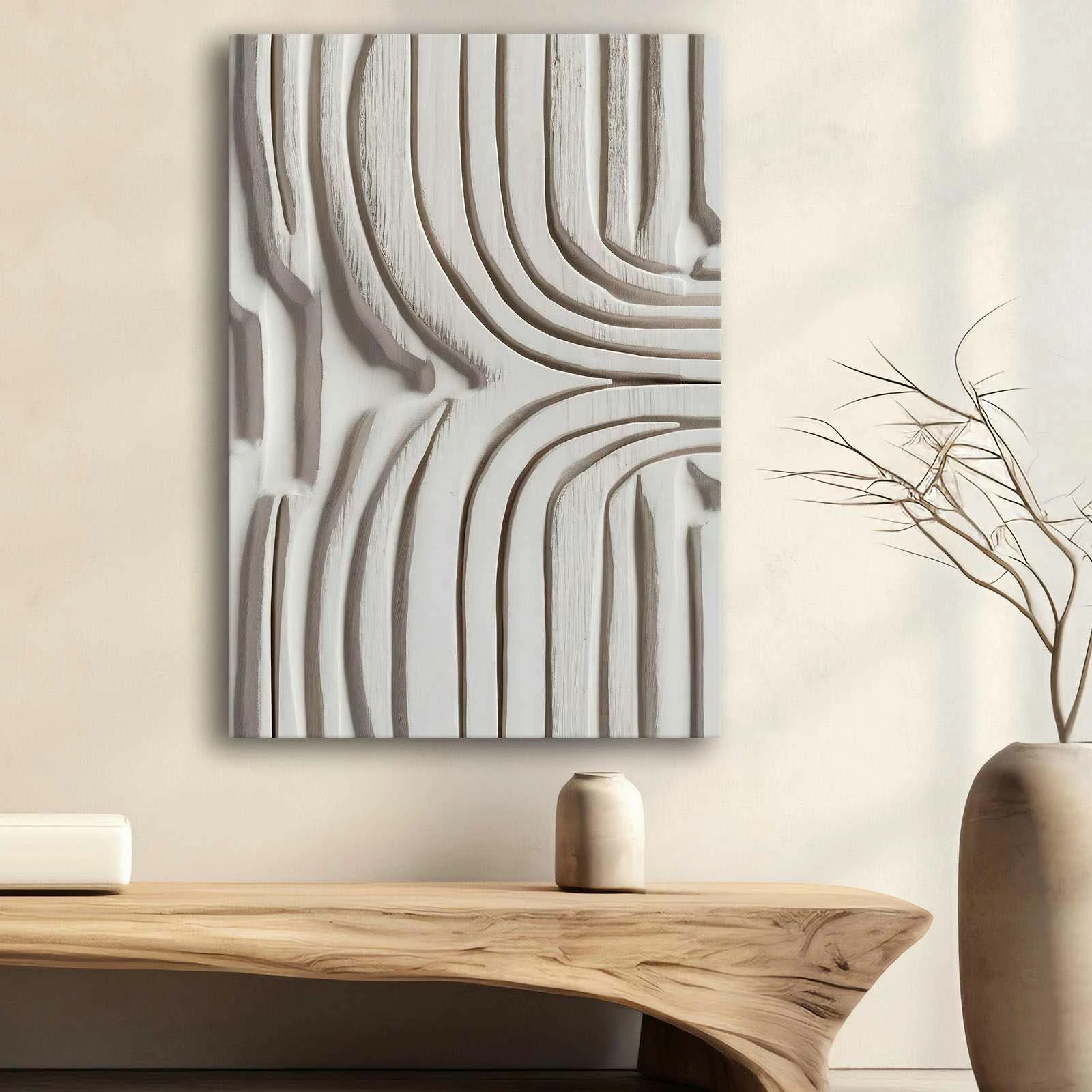 Pikturë dekorative në kanavacë, shumëngjyrëshe, Wallity, 70100Wabisabi-032, 70x100cm