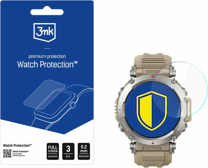 Mbrojtës ekrani për orë të mençur 3mk Protection FlexibleGlass Amazfit T-Rex Ultra