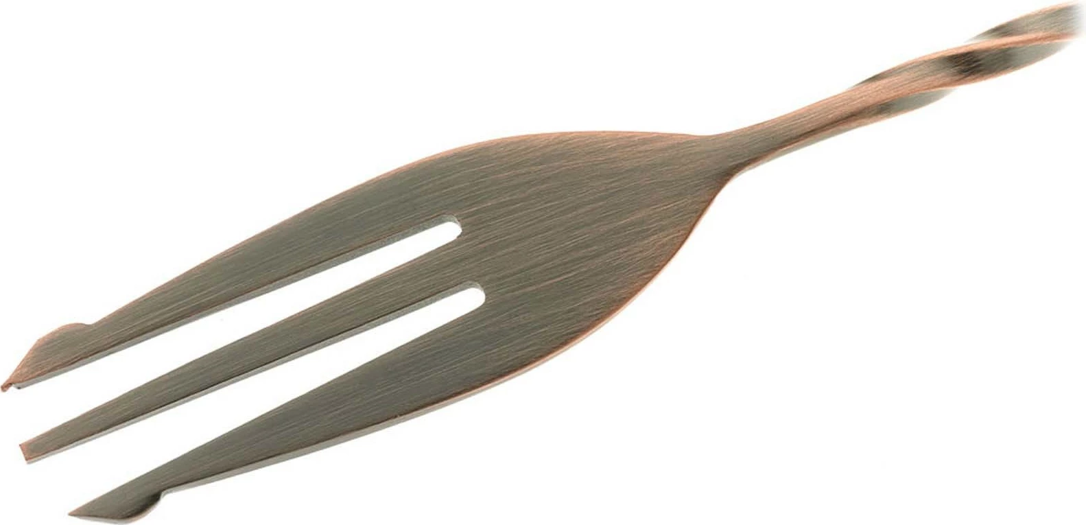 Lugë koktejli me pirun BarFly 315 mm bakër antik