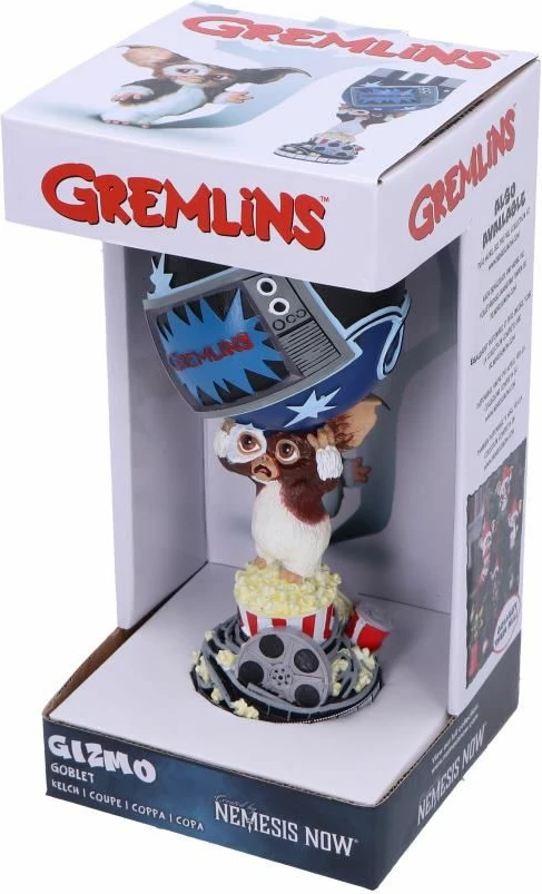 Mug NEMESIS NOW Gremlins Gizmo 200 ml 19.5 cm me insert inox, shumëngjyrësh, me kuti dhurate