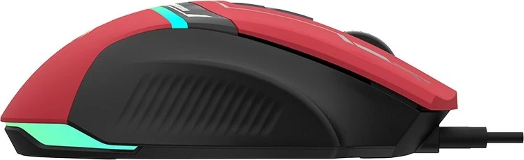 Maus gaming Tracer GameZone Spectra, RGB, 7200 DPI, USB, i kuq