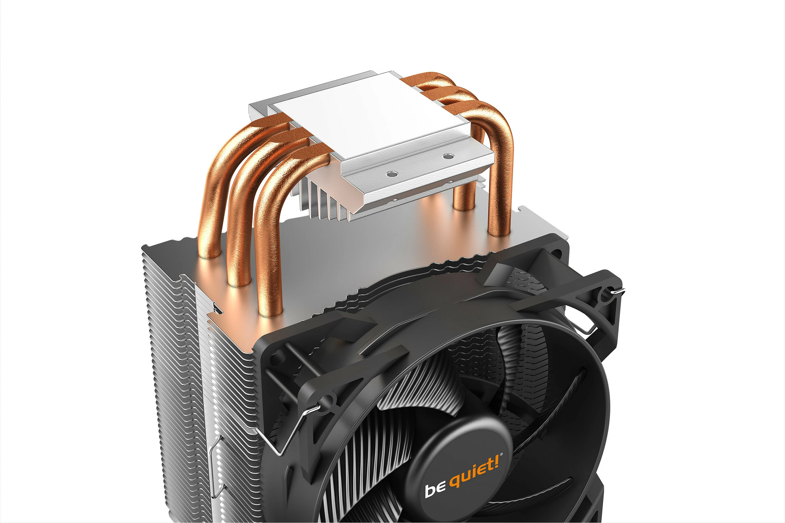Kuler CPU be quiet! PURE ROCK SLIM 2, 9.2 cm, 2000 RPM, Silver