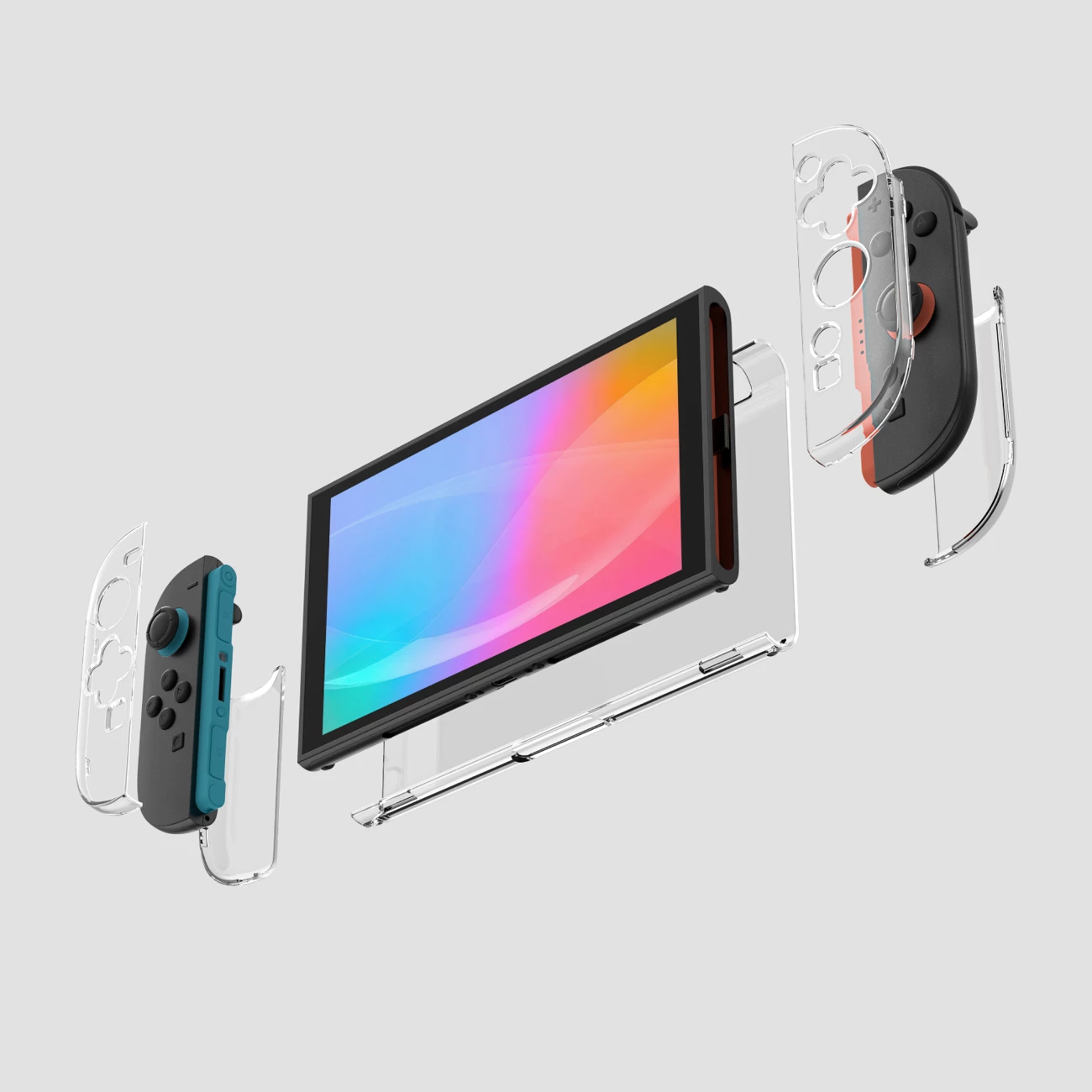 Mbështjellës AmazingThing PlayShield Bare Case për Nintendo Switch 2, Transparent