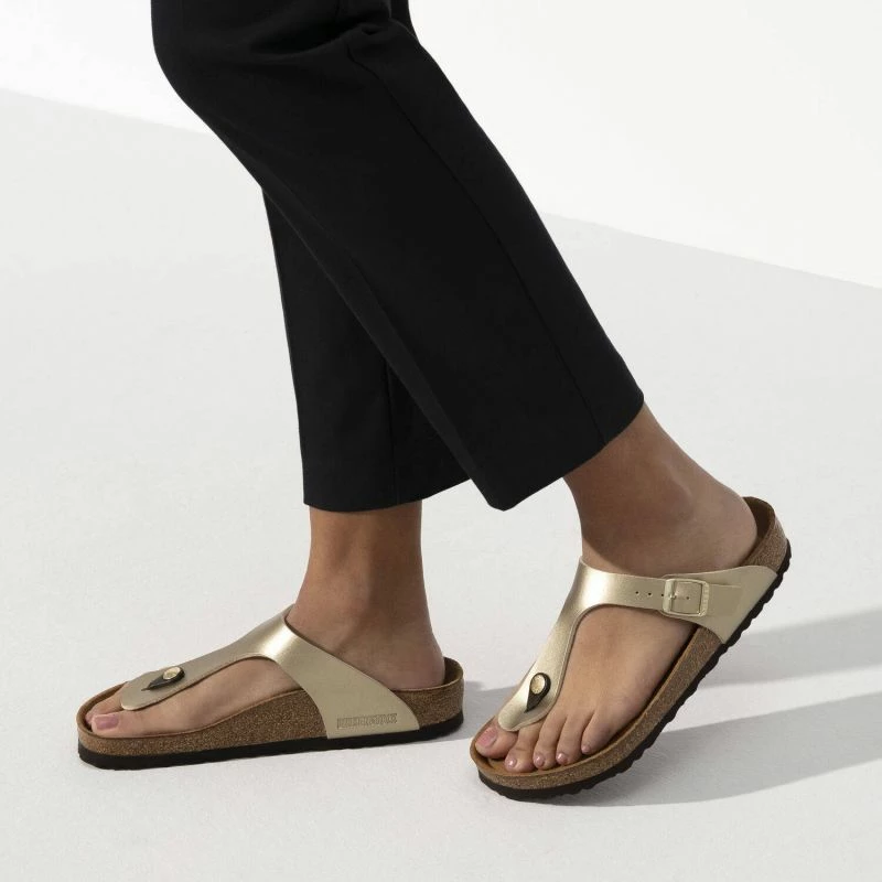 Flip-flops për femra Birkenstock, të arta