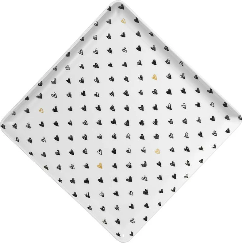 Set pjatash shërbimi, shumëngjyrëshe, 18 copë, Hermia Concept, TAN18Y643011122