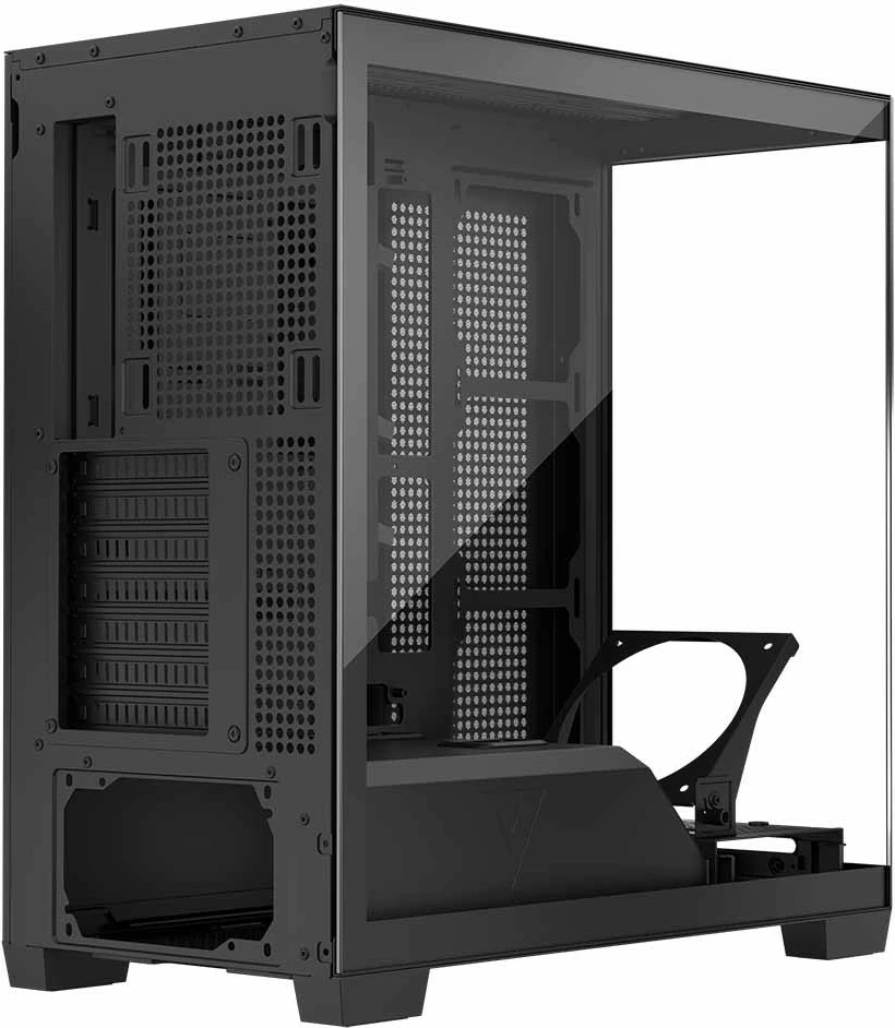 Kasë MODECOM STELLAR NF ARGB 10, Midi Tower, ATX, xham i temperuar, e zezë