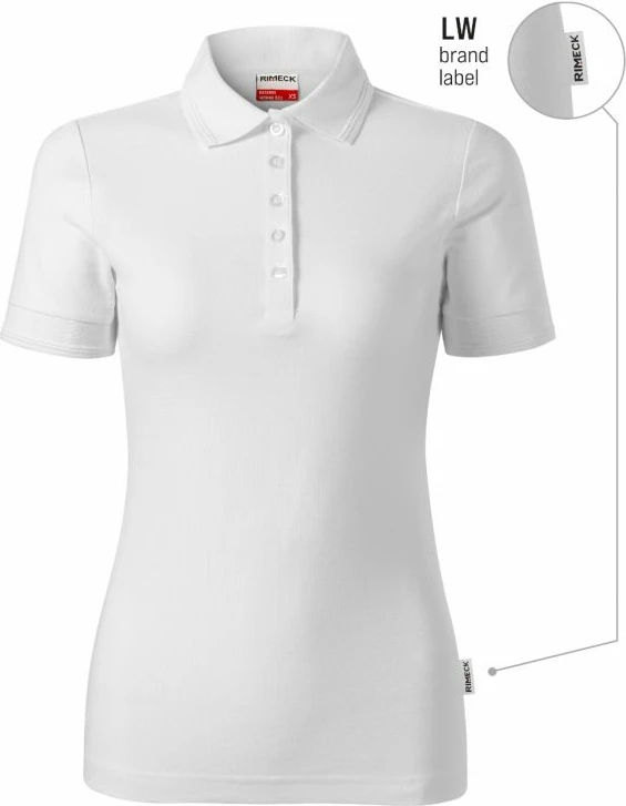 Maicë polo për femra Rimeck, e bardhë
