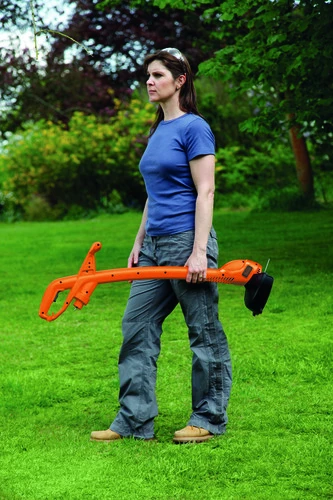 Trimer elektrik me fije Black&Decker GL360SB 350W, prerje 25 cm, me fije shtesë 6 m, portokalli/zi