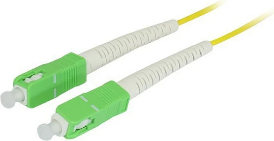 Kabllo optike Synergy21 Patch Cord SC/APC-SC/APC, 3m, OS2 9/125, simplex, e verdhë