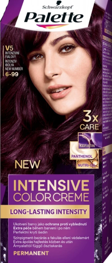 Ngjyrë për flokë Palette 6-99  Violet Intensive, 50 ml