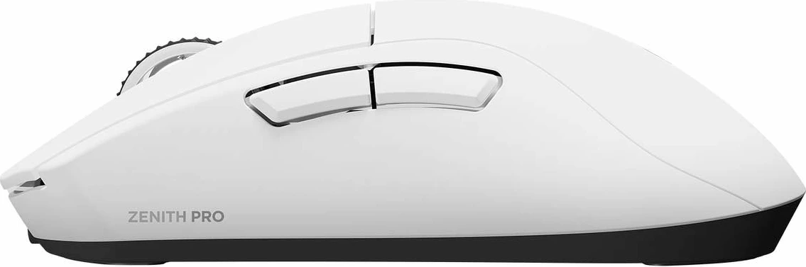 Maus gaming Rampage Zenith Pro (ZENITHPRO-WHITE) 26000 DPI PAW3395 4KHz BT 5.2/2.4G/USB-C, i bardhë, me receiver 4KHz
