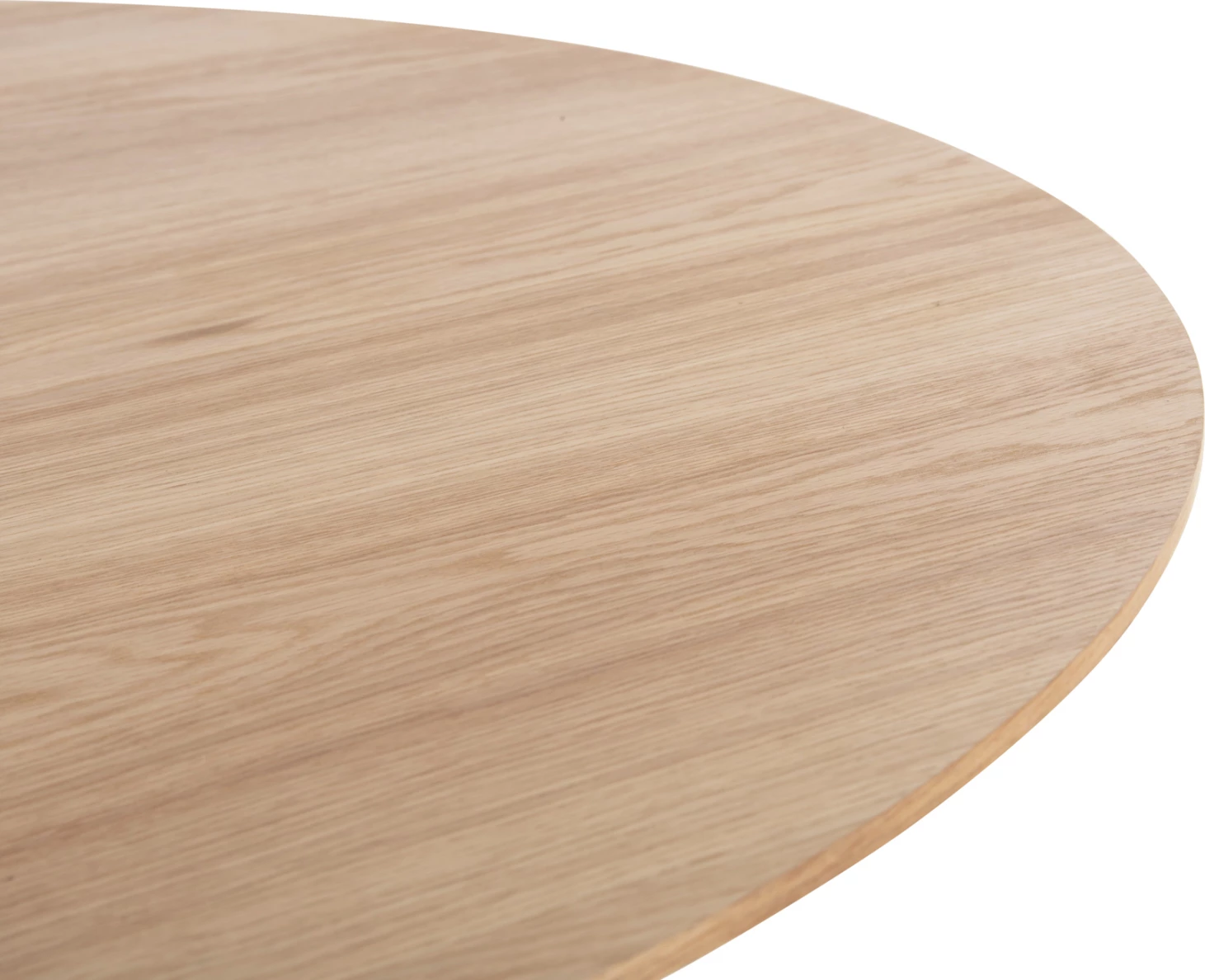 Tavolinë ngrënieje ovale DENTY FH9611.01 MDF me furnir lisi - lis natyral 240x120x75Hcm