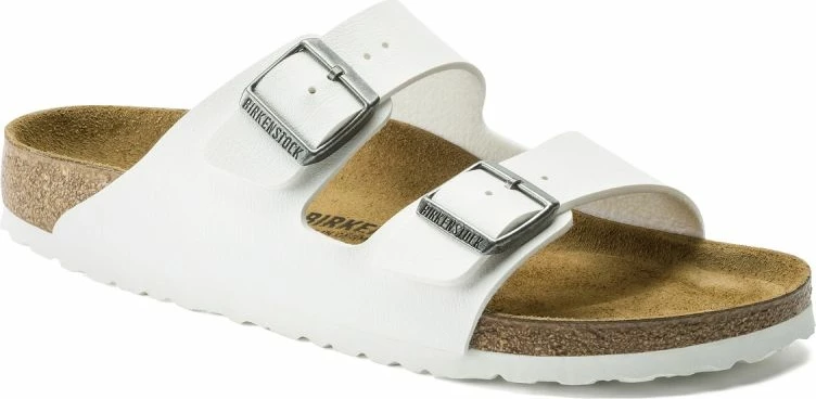 Papuqe flip-flop për femra Birkenstock, të bardha