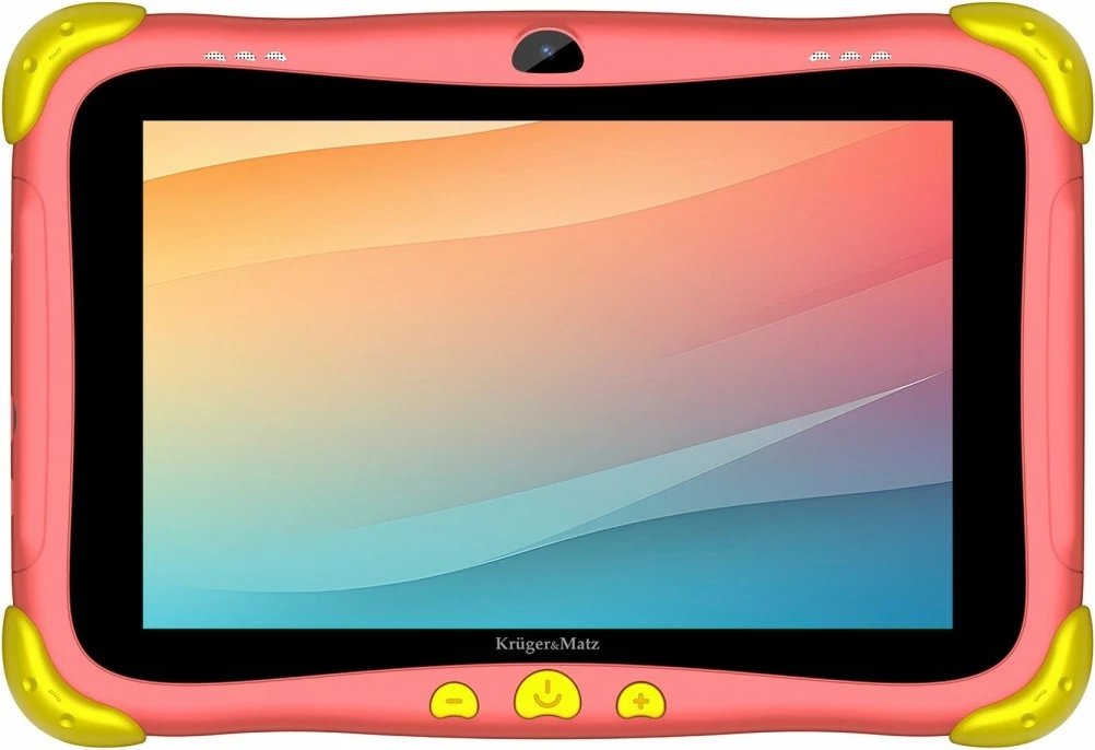 Tablet për fëmijë Kruger & Matz FUN 808 KM0808-R, 8", 32 GB, 3 GB RAM, Android 13, Kuq/Verdhë