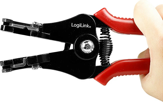 Pincë zhveshëse kabllosh LogiLink për kabllo PV 2.5/4/6 mm², kuqe/zezë
