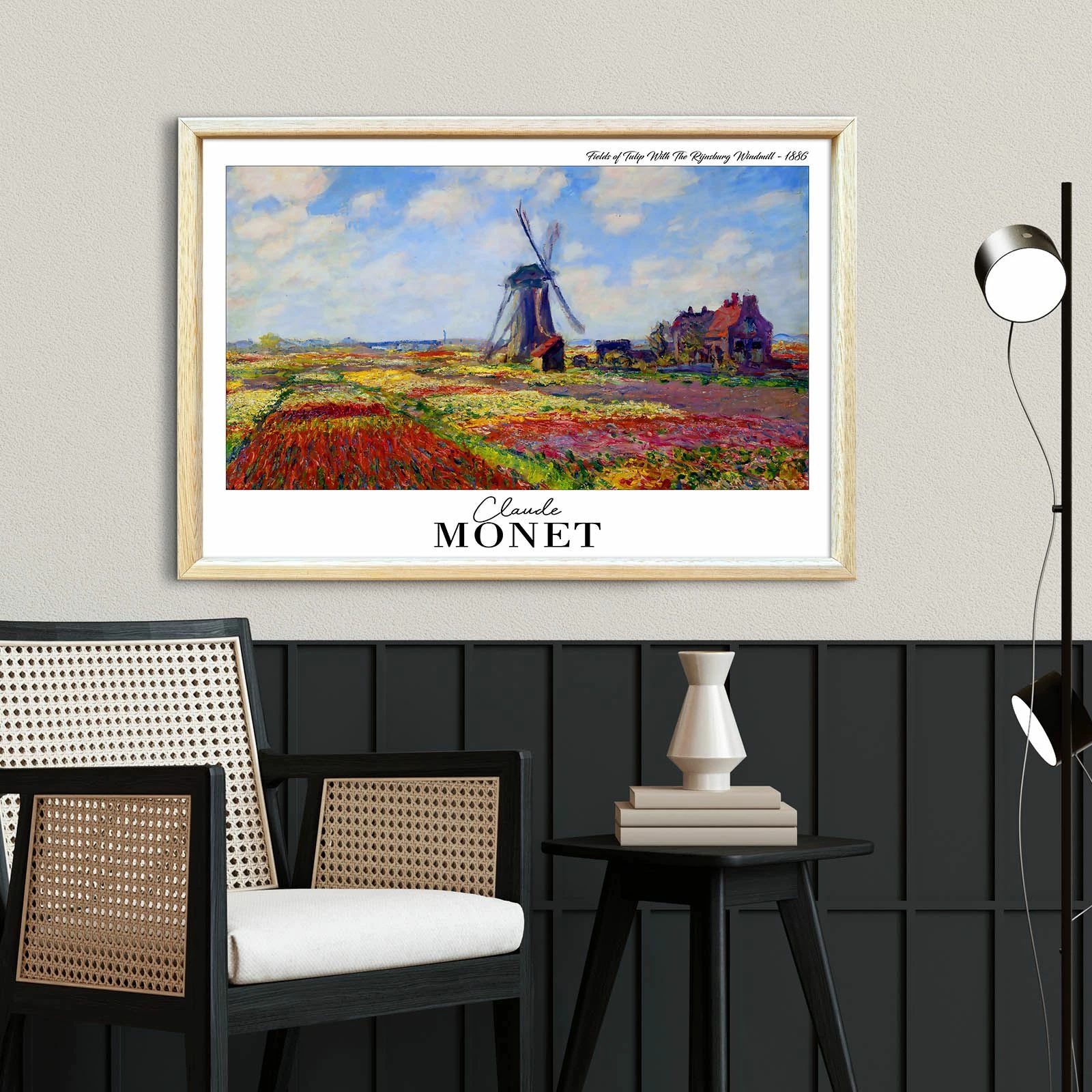 Pikturë dekorative me kornizë, Wallity, 4262AHSMONET-005