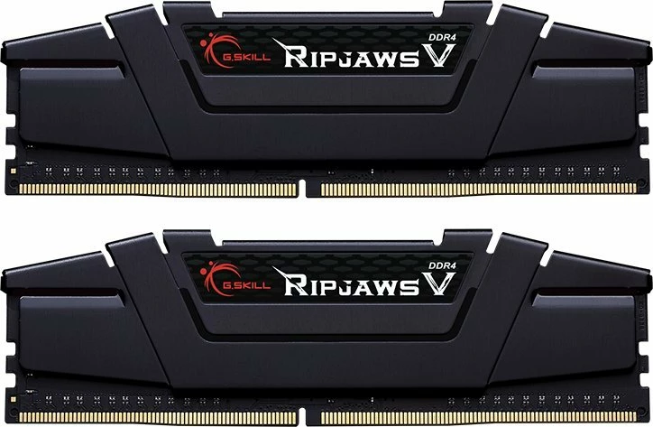 RAM Memorje G.Skill Ripjaws V F4-3600C16D-32GVKC 32GB (2x16GB) DDR4 3600MHz CL16, e zezë, set 2 copë