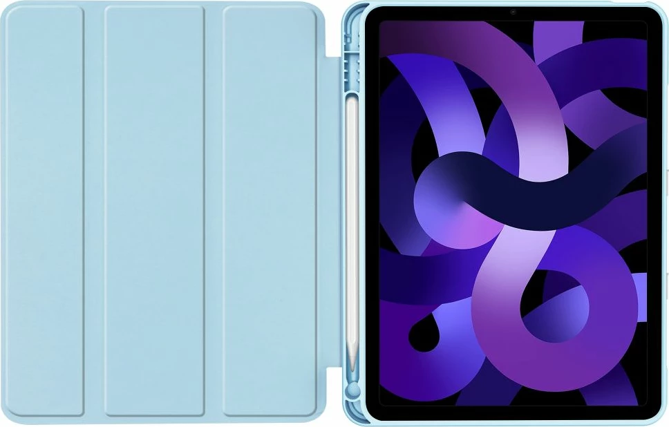 Mbështjellës Tech-Protect SC Pen për iPad Air 10.9" 2020-2022 / 11" 2024, silikon, kaltër e çelët