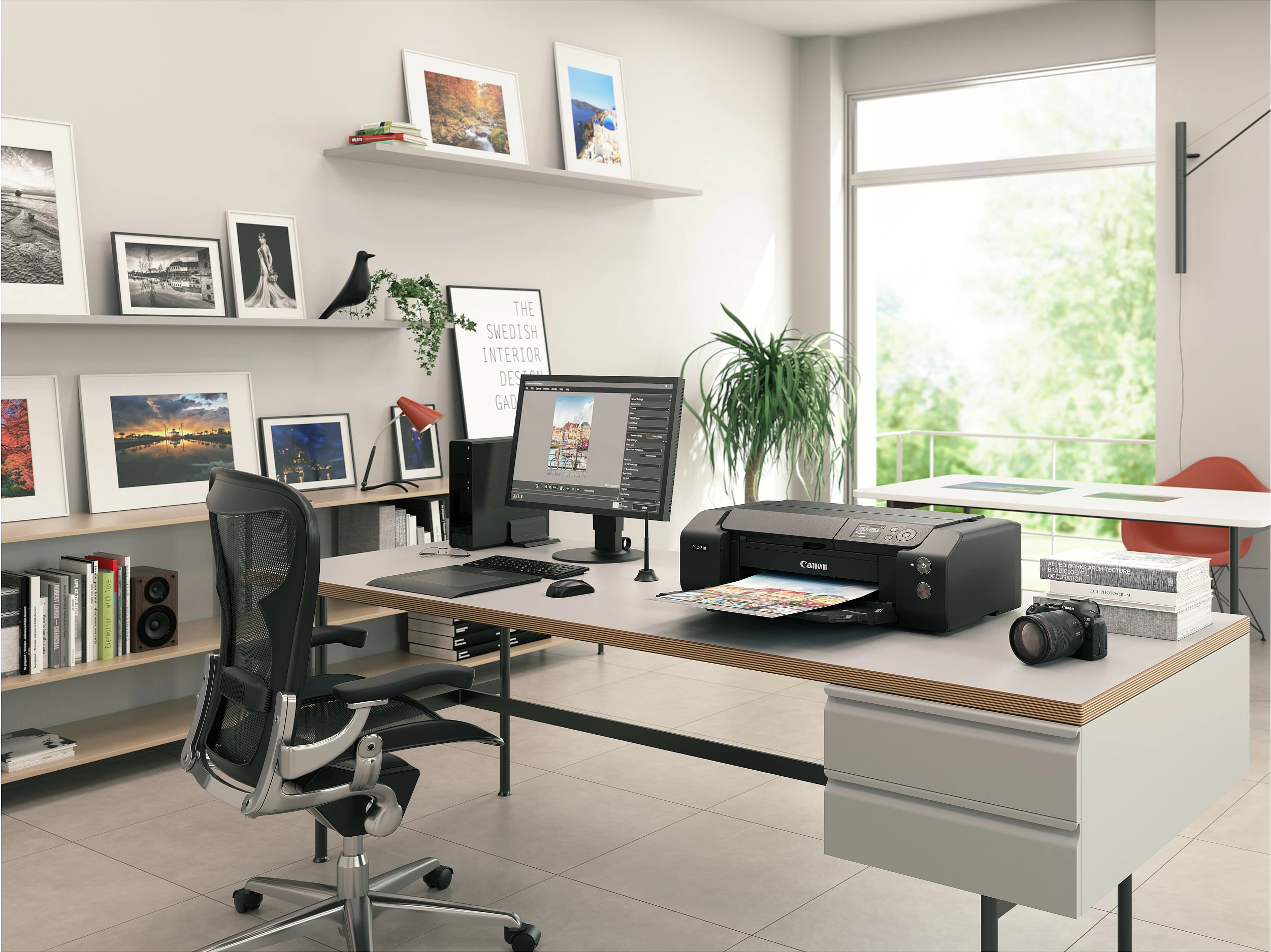 Printer Canon imagePROGRAF PRO-310, A3+, 4800x2400 DPI, 10 kartrixha, i zi
