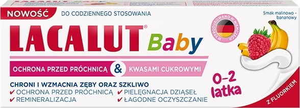 Pasta e dhëmbëve për fëmijë Lacalut Baby 0-2 vjeç, 55ml