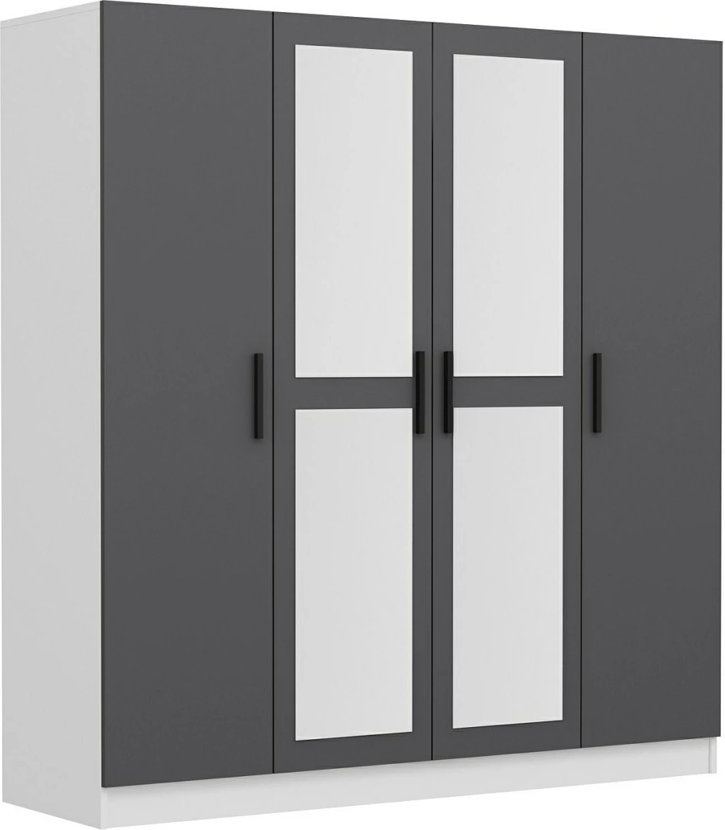 Dollap rrobash anthracite Skye Decor, Kale - 4957