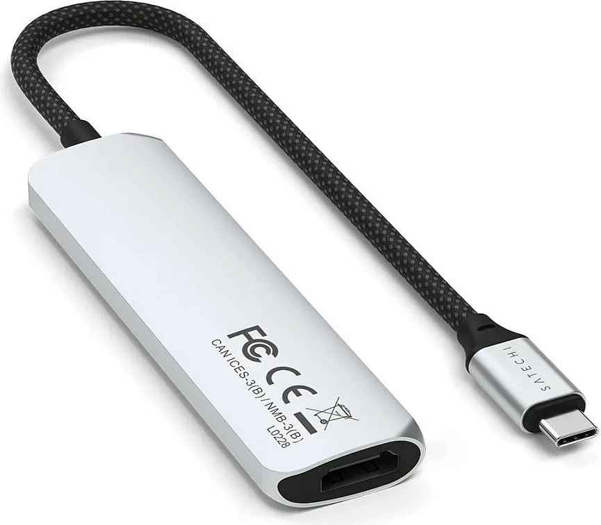 Hub USB-C Satechi ST-P4SS, adapter 4-në-1, argjendtë