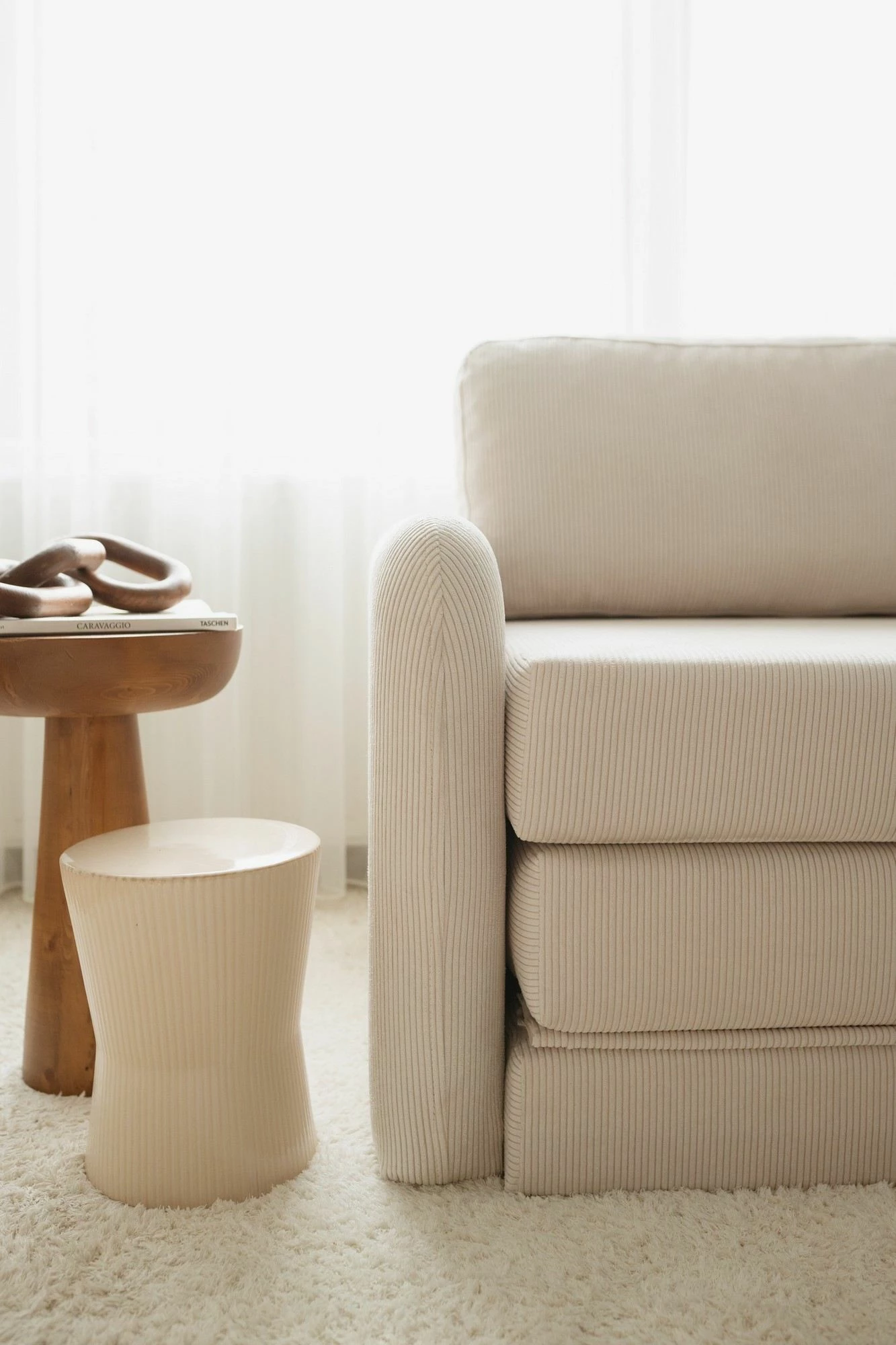 Krevat-karrige një vendës, Atelier del Sofa, Nest, e bardhë