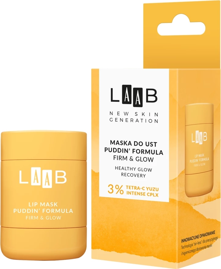 Maskë për buzë AA LAAB Tetra-C Yuzu për femra, 15g