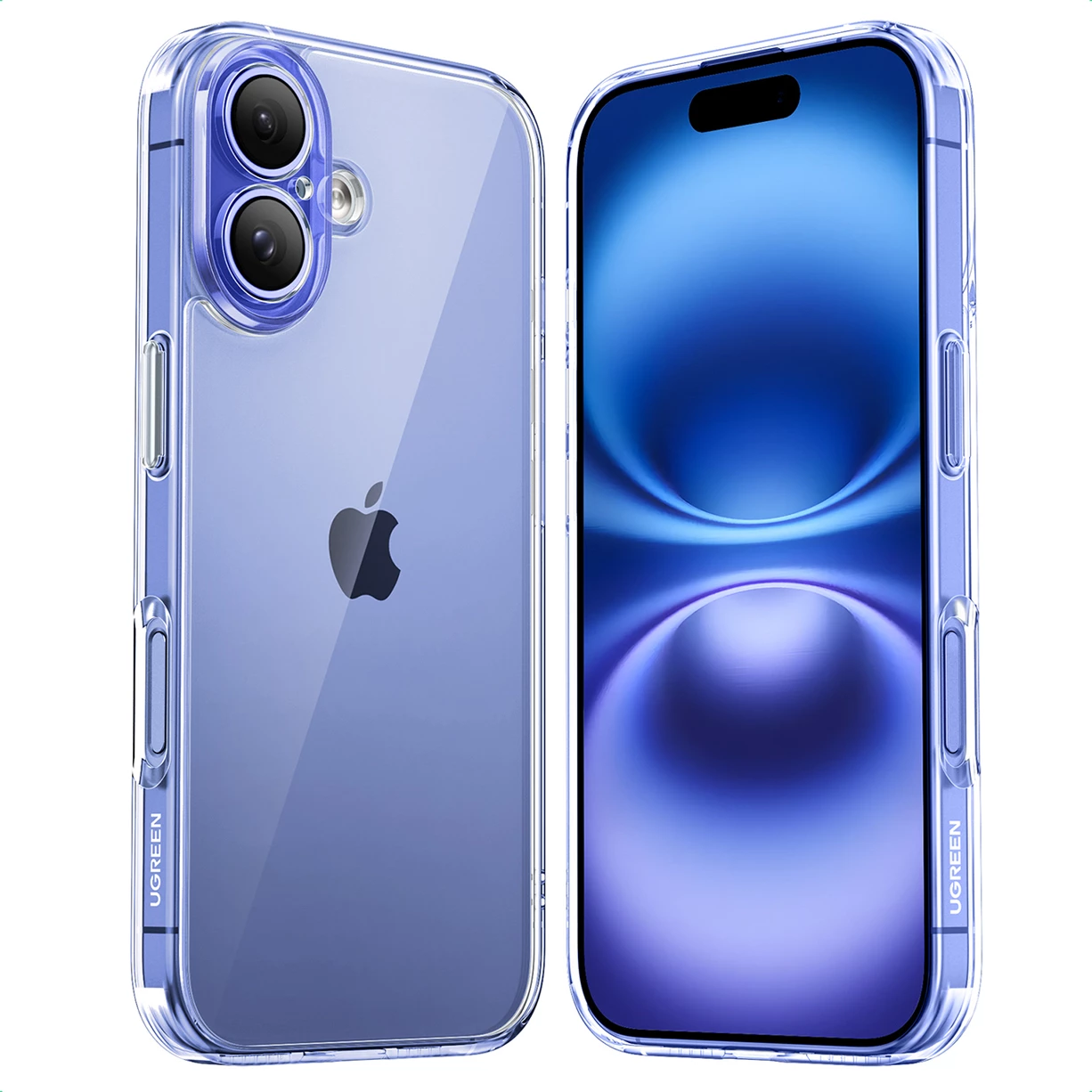 Mbështjellës Ugreen Classy Clear për iPhone 16 Plus, Transparent