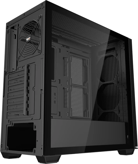 Kasë Darkflash DS900WS ATX Midi Tower, tempered glass, pa ventilatorë, e zezë