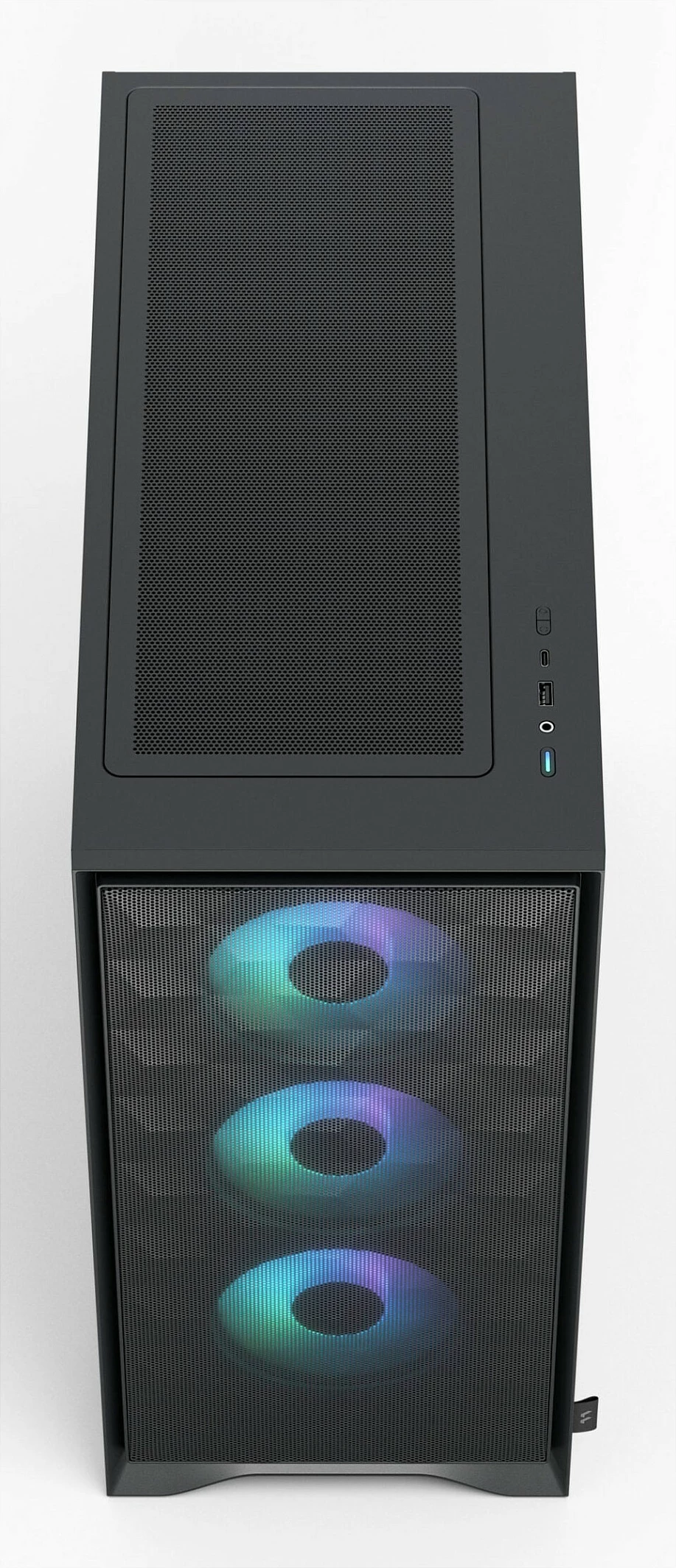 Kasë Fractal Design Pop 2 Air TG RGB, Midi Tower, ATX/mATX/Mini-ITX, e zezë