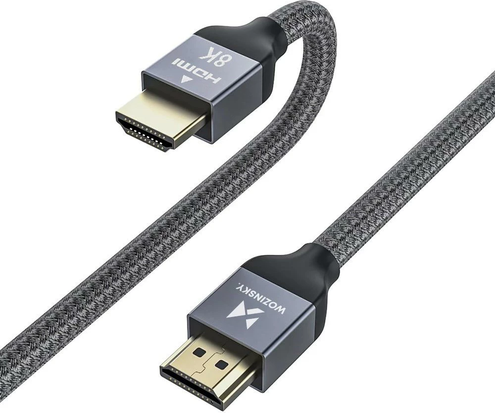 Kabllo HDMI Wozinsky WHDMI-20, 2m, 8K, 48Gbps, argjendtë