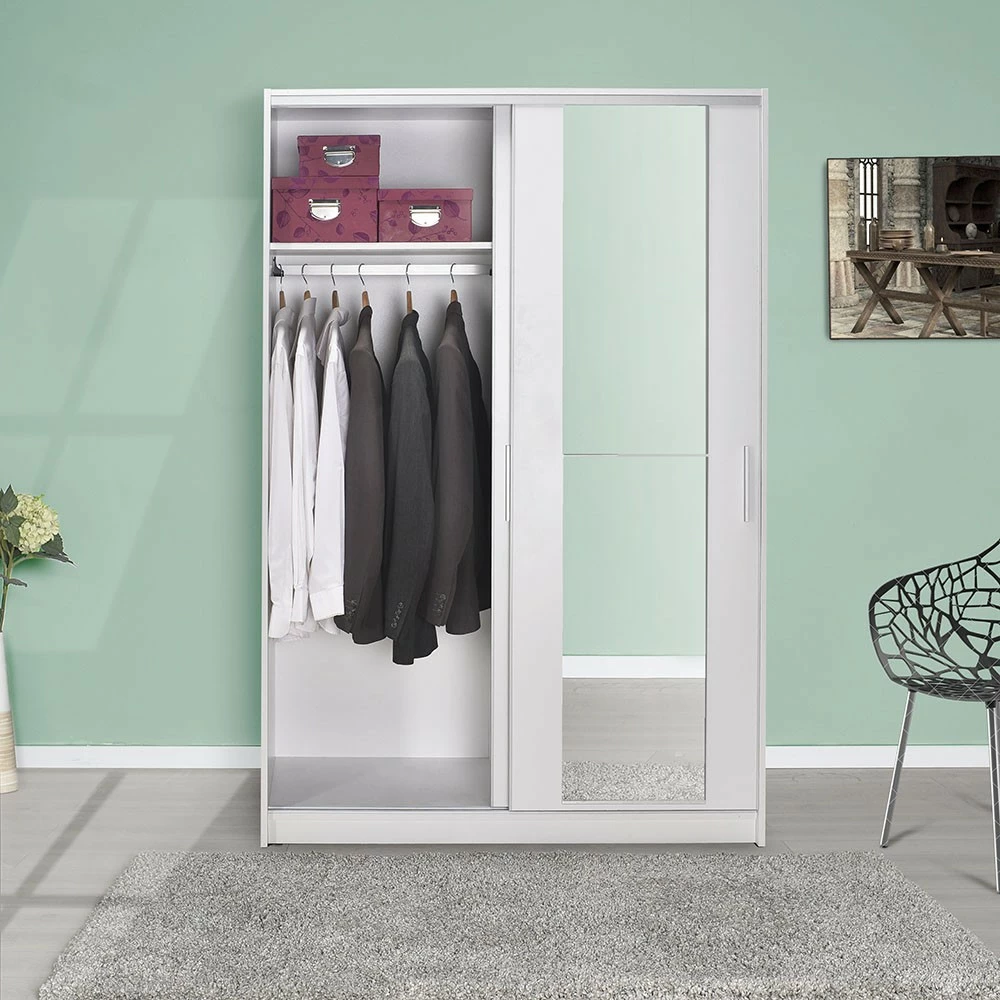 Dollap për rroba, ngjyrë e bardhë, Hanah Home, SWD-512-BB-2