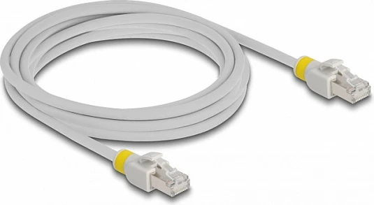 Kabllo rrjeti DeLOCK Cat6A S/FTP RJ45, 3 m, gri