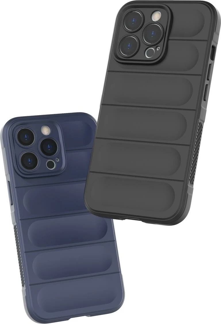 Mbështjellës Hurtel Magic Shield Case për iPhone 13 Pro Max, TPU, Kaltër e errët