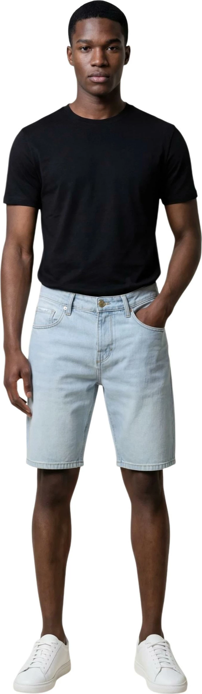 Shorce për meshkuj Antony Morato Argon Slim Fit MMDS00076-FA700169, denim i çelët [Madhësia: W28]