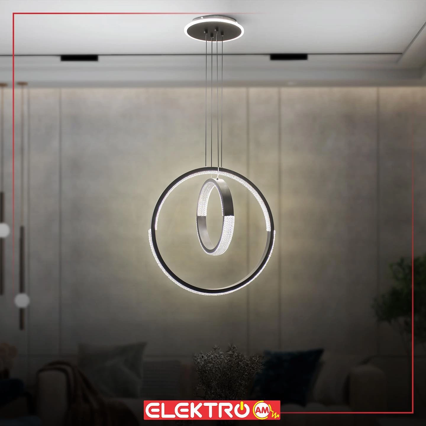 Abazhur LED i varur 202172/2 BK