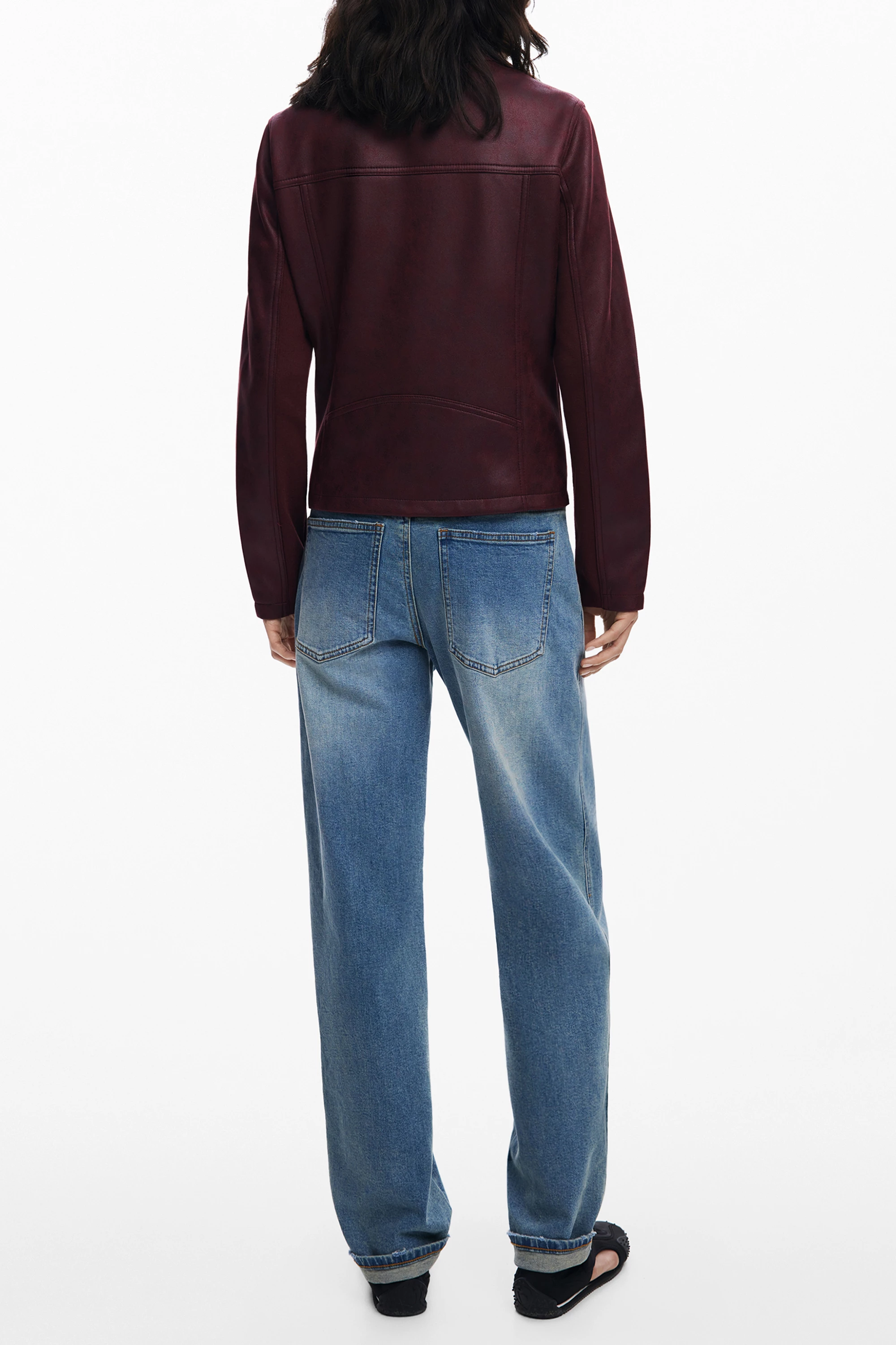 Jakne Desigual femra e kuqe