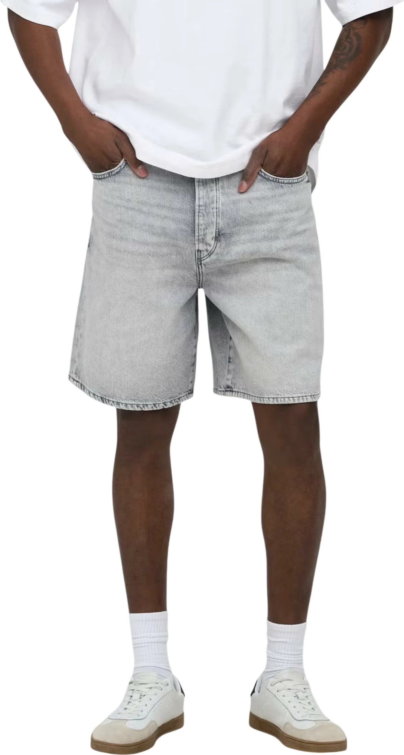 Shorce për meshkuj Only & Sons ONSFADE LMG 3157 TAI DNM, gri