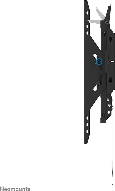 Mbajtëse muri për TV Neomounts LEVEL-750, 43-75", VESA 400x400, 100 kg, e kyçshme, e zezë